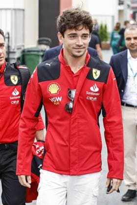 LECLERC Charles (mco), Scuderia Ferrari SF-23, portrait during the Formula 1 Azerbaijan Grand Prix 2023, 4th round of the 2023 Formula One World Championship, WM, Weltmeisterschaft from April 28 to 30, 2023 on the Baku City Circuit, in Baku, Azerbaijan - F1 - AZERBAIJAN GRAND PRIX 2023 DPPI Panoramic  00122008__R3_5518
