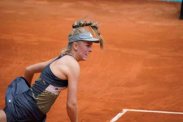Mutua Madrid Open - Day Five Magdalena Frech of Poland in action against Jessica Pegula of USA during the match at the Mutua Madrid Open 2023 tennis tournament on April 27, 2023 at Caja Magica stadium in Madrid, Spain. madrid Spain  Copyright: xJuanxCarlosxLucasx originalFilename:lucas-notitle230428_nposN.jpg