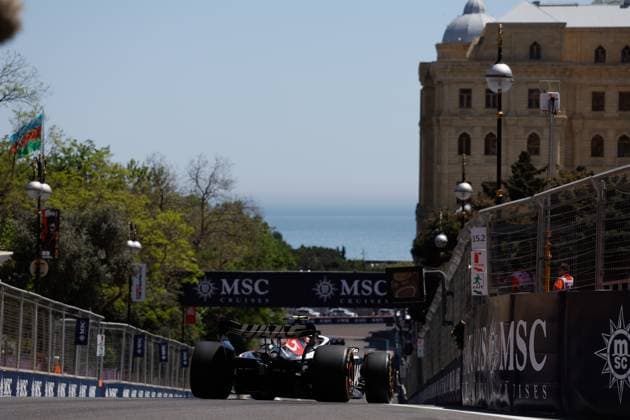 27 Nico Hulkenberg DEU, MoneyGram Haas F1 Team , F1 Grand Prix of Azerbaijan at Baku City Circuit on April 29, 2023 in Baku, Azerbaijan Photo by HOCH ZWEI Baku Azerbaijan