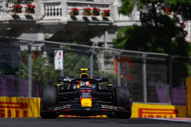 11 Sergio Perez MEX, Oracle Red Bull Racing , F1 Grand Prix of Azerbaijan at Baku City Circuit on April 29, 2023 in Baku, Azerbaijan Photo by HOCH ZWEI Baku Azerbaijan