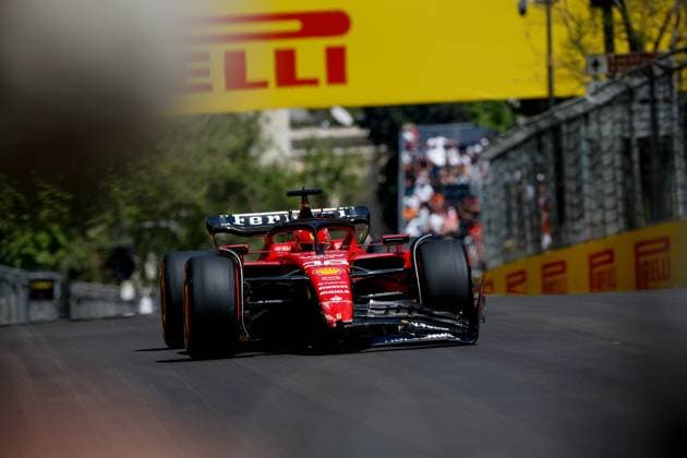 16 Charles Leclerc MCO, Scuderia Ferrari , F1 Grand Prix of Azerbaijan at Baku City Circuit on April 29, 2023 in Baku, Azerbaijan Photo by HOCH ZWEI Baku Azerbaijan