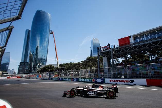 27 Nico Hulkenberg DEU, MoneyGram Haas F1 Team , F1 Grand Prix of Azerbaijan at Baku City Circuit on April 29, 2023 in Baku, Azerbaijan Photo by HOCH ZWEI Baku Azerbaijan
