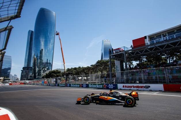 81 Oscar Piastri AUS, McLaren F1 Team , F1 Grand Prix of Azerbaijan at Baku City Circuit on April 29, 2023 in Baku, Azerbaijan Photo by HOCH ZWEI Baku Azerbaijan