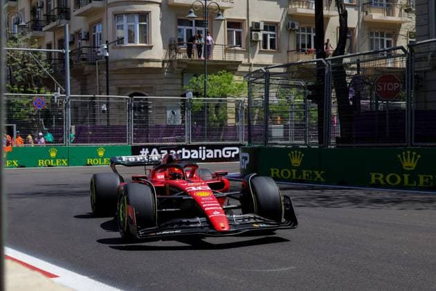 16 Charles Leclerc MCO, Scuderia Ferrari , F1 Grand Prix of Azerbaijan at Baku City Circuit on April 29, 2023 in Baku, Azerbaijan Photo by HOCH ZWEI Baku Azerbaijan