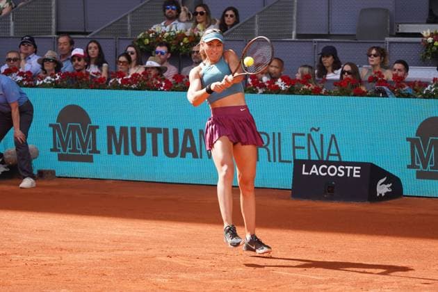 Paula Badosa vs Coco Gauff Masters Series Mutua Madrid Open 2023 in Madrid on 29, April 2023 797 David Cordon Press  797 David CordonxPress Paula Badosa vs Coco Gauff