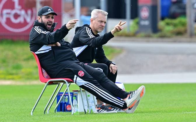 30 04 2023 football women season 2022 2023 2 Bundesliga 22 matchday 1 FC Nürnberg FCN Club SG Andernach Sportfoto Zink regulations prohibit any use of photographs as image sequences and or quasi video xwoxzix Osman Cankaya coach 1 FC Nürnberg FCN Matthias Meyer coach 1 FC Nürnberg FCN
