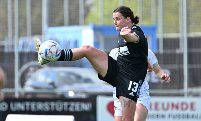 30 04 2023 football women season 2022 2023 2 Bundesliga 22 matchday 1 FC Nürnberg FCN Club SG Andernach Sportfoto Zink regulations prohibit any use of photographs as image sequences and or quasi video xwoxzix Lara Felix 13, 1 FC Nürnberg FCN