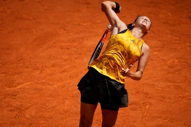 RECORD DATE NOT STATED Mutua Madrid Open - Day Seven Daria Kasatkina of Russian during their match against Lesia Tsurenko of Ukrania on Day Seven of the Mutua Madrid Open at La Caja Magica on April 30, 2023 in Madrid, Spain. Madrid Spain  Copyright: xJuanxCarlosxLucasx originalFilename:lucas-notitle230430_np5Gb.jpg