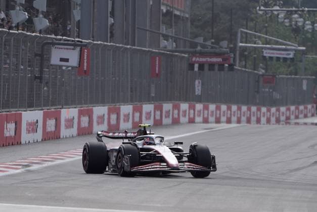 30 04 2023, Baku City Circuit , Baku, FORMULA 1 AZERBAIJAN GRAND PRIX 2023 ,in picture Nico Hülkenberg DEU , Moneygram Haas F1 Team Baku Baku City Circuit AZERBAIJAN  eu-images-506