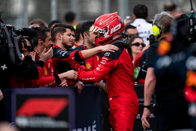 April 30, 2023, Baku, Azerbaijan: CHARLES LECLERC of Monaco and Scuderia Ferrari is seen after finishing third in the 2023 FIA Formula 1 Azerbaijan Grand Prix at Baku City Circuit in Baku, Azerbaijan. Baku Azerbaijan - ZUMAg147 20230430_zap_g147_057 Copyright: xJamesxGasperottix
