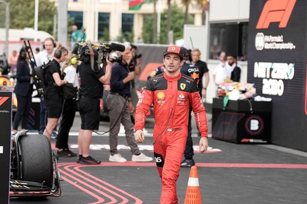 30 04 2023, Baku City Circuit , Baku, FORMULA 1 AZERBAIJAN GRAND PRIX 2023 ,in the picture 3 place for Charles Leclerc MCO , Scuderia Ferrari Baku Baku City Circuit AZERBAIJAN  eu-images-506
