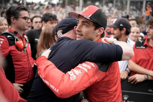 FORMULA 1 AZERBAIJAN GRAND PRIX 2023 30 04 2023, Baku City Circuit , Baku, FORMULA 1 AZERBAIJAN GRAND PRIX 2023 ,in the picture 3 place for Charles Leclerc MCO , Scuderia Ferrari nordphotoxGmbHx xBratic nph00250
