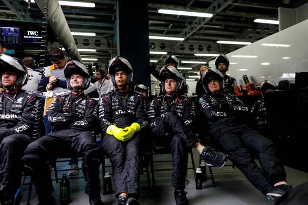 Mercedes AMG Petronas F1 Team, F1 Grand Prix of Azerbaijan at Baku City Circuit on April 30, 2023 in Baku, Azerbaijan Photo by HOCH ZWEI Baku Azerbaijan