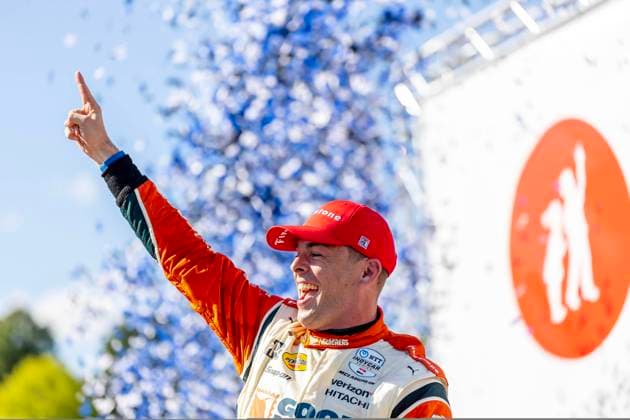 Bilder des Jahres 2023, Sport 04 April Sport Themen der Woche KW17 Sport Bilder des Tages April 30, 2023, Birmingham, Alabama, USA: SCOTT MCLAUGHLIN of Christchurch, New Zealand celebrates his win in the Children s of Alabama Indy Grand Prix at Barber Motorsports Park in Birmingham. IndyCar, Indy Car, IRL, USA Series 2023: Children s of Alabama Grand Prix  - ZUMAa161 20230430_zaa_a161_088 Copyright: xWalterxG.xArcexSr.x
