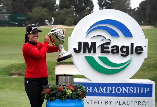 Sport Themen der Woche KW17 Sport Bilder des Tages April 30, 2023: LPGA, Golf Damen - Hannah Green, pro golfer from Perth, Australia, won the Ladies Professional Golf Association, JM Eagle LA Championship 2023, The Wilshire Country Club, Los Angeles, CA, USA, April 30, 2023. Tied with two other players at the end of four rounds of play, Green won two sudden death playoff holes to capture the title and a $450,000 pay day. - ZUMAmt3_ 20230430_zaf_mt3_009 Copyright: xScottxMitchellx