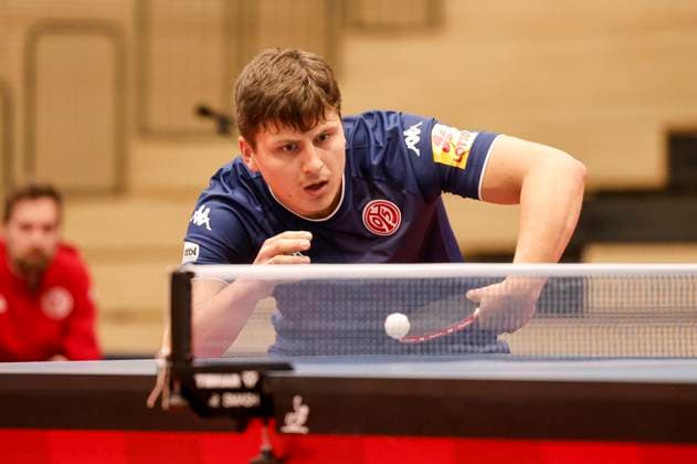 Table tennis Bundesliga match FSV Mainz 05 TTC Schw Bergneustadt Andrei Putuntica Mainz 30 04 23
