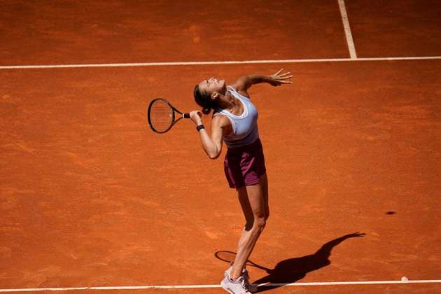 RECORD DATE NOT STATED Mutua Madrid Open - Day Eight Aryna Sabalenka of Belarus during their match against Mirra Andreeva of Russian on Day Eight of the Mutua Madrid Open at La Caja Magica on 1st May, 2023 in Madrid, Spain. Madrid Spain  Copyright: xJuanxCarlosxLucasx originalFilename:lucas-notitle230501_npYnI.jpg