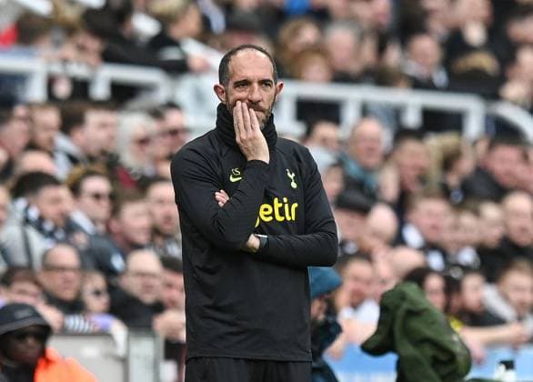 Mandatory Credit: Photo by Richard Lee Shutterstock (13882215al) Cristian Stellini manager of Tottenham Hotspur Newcastle United v Tottenham Hotspur, Premier League, Football, St James Park, Newcastle, UK - 23 Apr 2023 EDITORIAL USE ONLY No use with unauthorised audio, video, data, fixture lists, club league logos or live services. Online in-match use limited to 120 images, no video emulation. No use in betting, games or single club league player publications. Newcastle United v Tottenham Hotspur, Premier League, Football, St James Park, Newcastle, UK - 23 Apr 2023 EDITORIAL USE ONLY No use with unauthorised audio, video, data, fixture lists, club league logos or live services. Online in-match use limited to 120 images, no video emulation. No use in betting, games or single club league player publications. Copyright: xRichardxLee Shutterstockx 13882215al