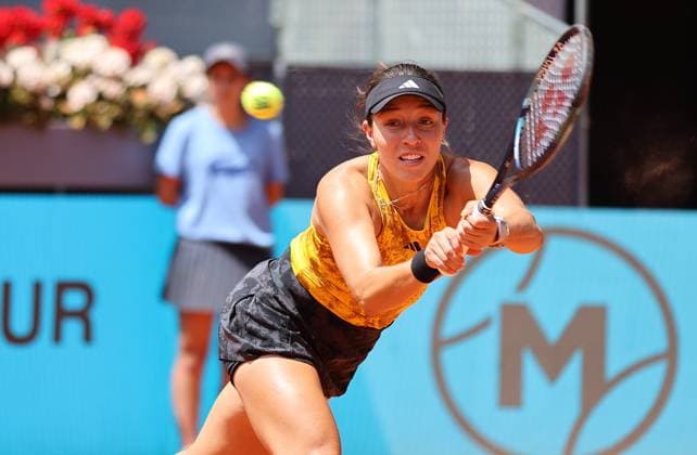 TENNIS - WTA, Tennis Damen Mutua Madrid Open 2023 MADRID,SPAIN,03.MAY.23 - TENNIS - WTA Tour, Mutua Madrid Open. Image shows Jessica Pegula (USA).  GEPAxpictures xAlanxGrieves