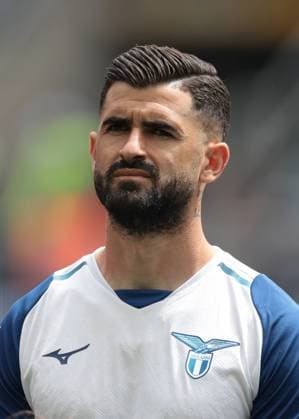 Milan, Italy, 30th April 2023. Elseid Hysaj of SS Lazio looks on during the line up prior to the Serie A match at Giuseppe Meazza, Milan. Picture credit should read: Jonathan Moscrop Sportimage EDITORIAL USE ONLY. No use with unauthorised audio, video, data, fixture lists, club league logos or live services. Online in-match use limited to 120 images, no video emulation. No use in betting, games or single club league player publications. SPI-2407-0068