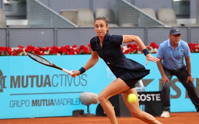 TENNIS - WTA, Tennis Damen Mutua Madrid Open 2023 MADRID,SPAIN,04.MAY.23 - TENNIS - WTA Tour, Mutua Madrid Open. Image shows Petra Martic (CRO).  GEPAxpictures xAlanxGrieves