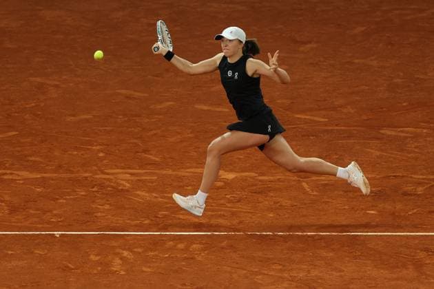 Iga Swiatek (Pol) TENNIS : Mutua Madrid Open 2023 - 04 05 2023 AntoineCouvercelle Panoramic 