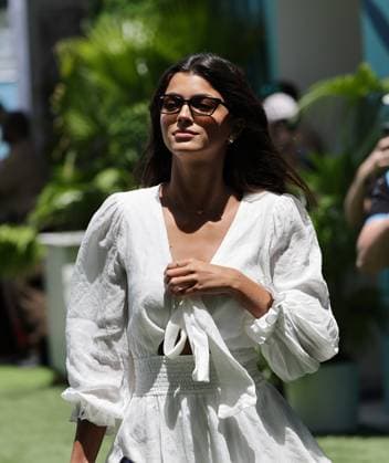 FORMULA 1 CRYPTO COM MIAMI GRAND PRIX 05 05 2023, Miami International Autodrome, Miami, FORMULA 1 CRYPTO COM MIAMI GRAND PRIX ,in the picture Francisca Kika Cerqueira Gomes, girlfriend of Pierre Gasly FRA , BWT Alpine F1 Team nordphotoxGmbHx xBratic nph00250