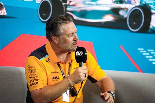 BROWN Zak (usa), CEO of of McLaren Racing, portrait during the Formula 1 Crypto.com Miami Grand Prix 2023, 5th round of the 2023 Formula One World Championship, WM, Weltmeisterschaft from May 05 to 07, 2023 on the Miami International Autodrome, in Miami Gardens, Florida, United States of America - F1 - MIAMI GRAND PRIX 2023 DPPI Panoramic  20230505_GOOD5844