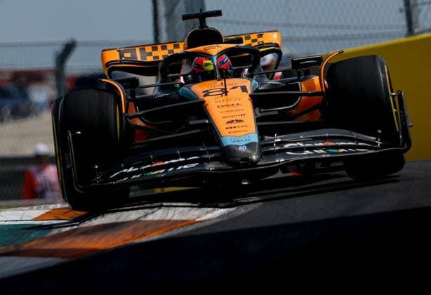81 Oscar Piastri AUS, McLaren F1 Team , F1 Grand Prix of Miami at Miami International Autodrome on May 5, 2023 in Miami, United States of America Photo by HOCH ZWEI Miami United States of America