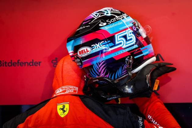 55 Carlos Sainz ESP, Scuderia Ferrari , F1 Grand Prix of Miami at Miami International Autodrome on May 5, 2023 in Miami, United States of America Photo by HOCH ZWEI Miami United States of America