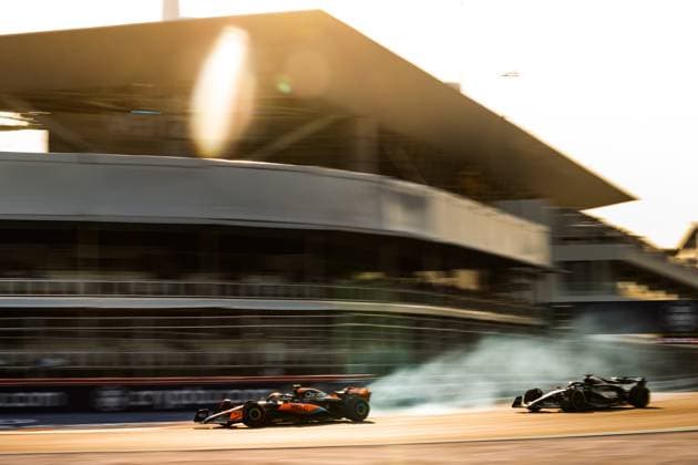 4 Lando Norris GBR, McLaren F1 Team , F1 Grand Prix of Miami at Miami International Autodrome on May 5, 2023 in Miami, United States of America Photo by HOCH ZWEI Miami United States of America