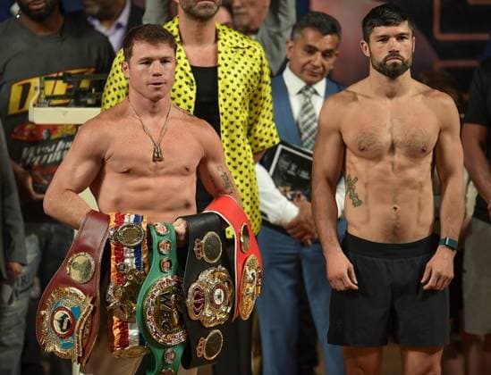 Boxing, Mexico weigh-in, Saul Canelo Alvarez - John Ryder