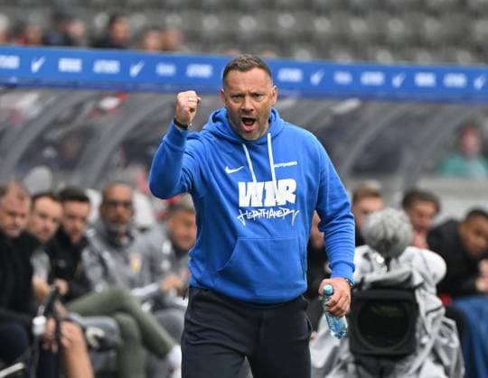 Bilder des Jahres 2023, Sport 05 Mai Sport Themen der Woche KW18 Sport Bilder des Tages Fussball, Herren, Saison 2022 2023, 1. Bundesliga (31. Spieltag), Hertha BSC - VfB Stuttgart, Trainer Pal Dardai (Hertha BSC), 06.05.2023, *** Football, Men, Season 2022 2023, 1 Bundesliga 31 Matchday , Hertha BSC VfB Stuttgart, Coach Pal Dardai Hertha BSC , 06 05 2023, Copyright: xMatthiasxKochx
