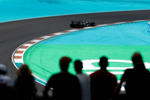63 George Russell GBR, Mercedes AMG Petronas F1 Team , F1 Grand Prix of Miami at Miami International Autodrome on May 6, 2023 in Miami, United States of America Photo by HOCH ZWEI Miami United States of America