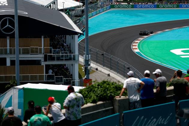 44 Lewis Hamilton GBR, Mercedes AMG Petronas F1 Team , F1 Grand Prix of Miami at Miami International Autodrome on May 6, 2023 in Miami, United States of America Photo by HOCH ZWEI Miami United States of America