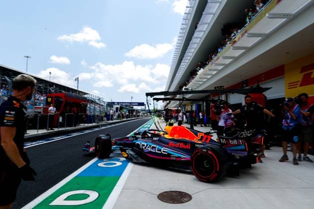 11 Sergio Perez MEX, Oracle Red Bull Racing , F1 Grand Prix of Miami at Miami International Autodrome on May 6, 2023 in Miami, United States of America Photo by HOCH ZWEI Miami United States of America