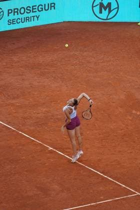 Iga Swiatek POL vs Aryna Sabalenka BY during the women s tennis final of the Mutua Madrid Open, Madrid May 06, 2023 Cordon Press