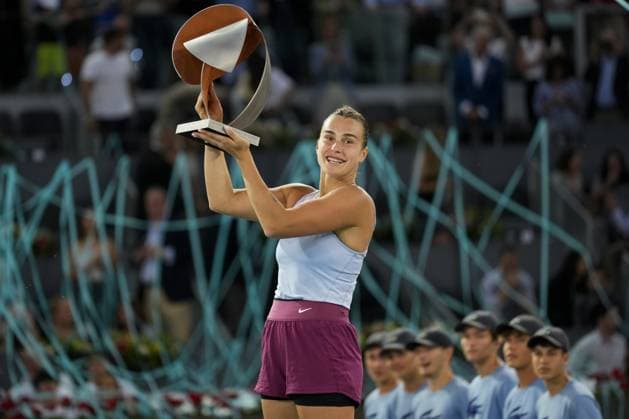 Tennis, WTA Tournament in Madrid, Final, Iga Swiatek - Aryna Sabalenko