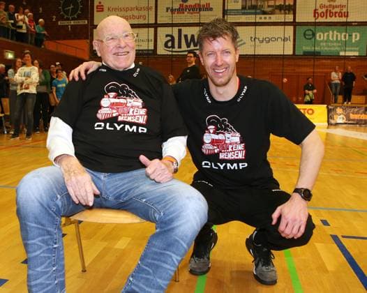 06 05 2023, Germany, Bietigheim, Handball Bundesliga women, SG BBM Bietigheim vs HSG Bensheim Auerbach, f l Eberhard Bezner, BBM coach Markus Gaugisch