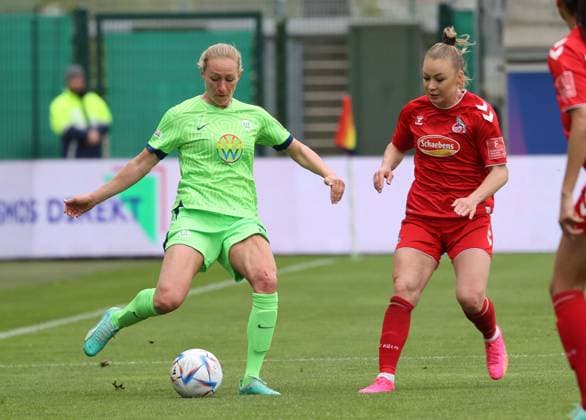 VfL Wolfsburg women vs 1 FC Cologne Wolfsburg, 07 05 2023, soccer, women, season 22 23, Flyeralarm Bundesliga, 19 matchday, VfL Wolfsburg vs 1 FC Cologne, picture shows Pauline Bremer VfL, 7 Wolfsburg