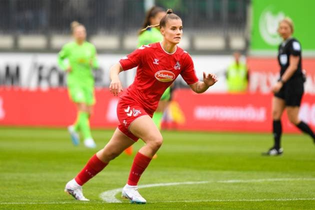Soccer I Women I Season 2022 2023 I 19 Matchday I VfL Wolfsburg 1 FC Köln I 07 05 2023 Selina Cerci 29, 1 FC Köln cut-out, close-up, portrait, single photo, single image, body Wolfsburg AOK Stadion Niedersachsen Germany Copyright: xLobeca InesxHähnelx