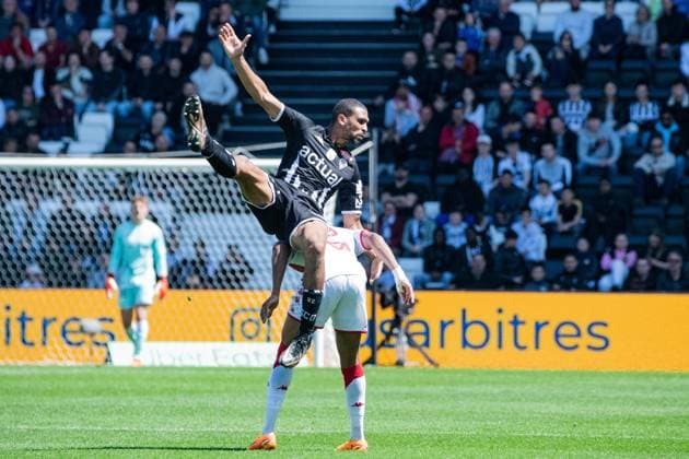 CÃ dric Hountondji (ANGERS SCO) FOOTBALL : Angers SCO vs AS Monaco - Ligue 1 - Journee 34 - 07 05 2023 BaptisteAutissier Panoramic 