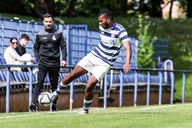 Sports, Football, A Junior Bundesliga Season 2022 2023 Special Match Round Group A 1 Matchday MSV Duisburg U19 TSG 1899 Hoffenheim U19 07 05 2023, Training Ground MSV Duisburg Duisburg Training Ground MSV Duisburg North Rhine Westphalia Germany