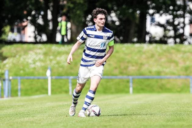 Sports, Football, A Junior Bundesliga Season 2022 2023 Special Match Round Group A 1 Matchday MSV Duisburg U19 TSG 1899 Hoffenheim U19 07 05 2023, Training Ground MSV Duisburg Duisburg Training Ground MSV Duisburg North Rhine Westphalia Germany