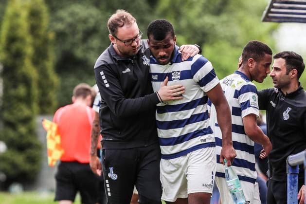 Sports, Football, A Junior Bundesliga Season 2022 2023 Special Match Round Group A 1 Matchday MSV Duisburg U19 TSG 1899 Hoffenheim U19 07 05 2023, Training Ground MSV Duisburg Duisburg Training Ground MSV Duisburg North Rhine Westphalia Germany