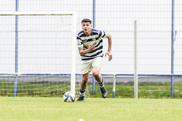Sports, Football, A Junior Bundesliga Season 2022 2023 Special Match Round Group A 1 Matchday MSV Duisburg U19 TSG 1899 Hoffenheim U19 07 05 2023, Training Ground MSV Duisburg Duisburg Training Ground MSV Duisburg North Rhine Westphalia Germany