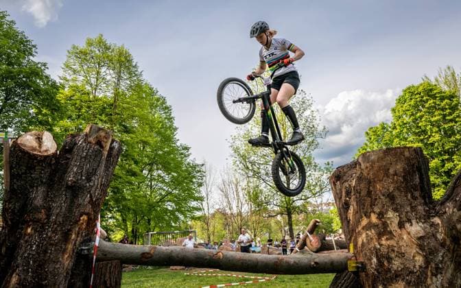 German Championship 2023 Bike Trial Wiesloch Germany , 06 05 2023 Nina REICHENBACH RSC Bretten at the Trial DM 2023 at MSC Schatthausen Copyright: xBEAUTIFULxSPORTS Meurerx