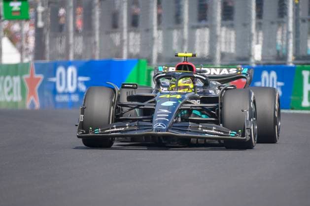 7th May 2023: Miami International Autodrome, Miami Gardens, Florida, USA: Formula 1 Crypto.com Miami Grand Prix 2023: Race Day: Lewis Hamilton driving the number 44 Mercedes-AMG PETRONAS car  ActionPlus12507259 DouglasxMurray