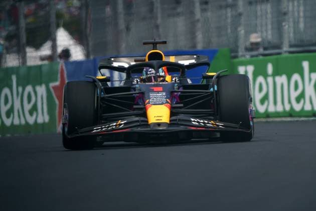 Dutch Formula One driver Max Verstappen of Red Bull Racing in action during the Formula One Grand Prix? of Miami at the Miami International Autodrome in Miami Gardens, Florida on May 7, 2023.  MIA20230507721 GREGxNASH