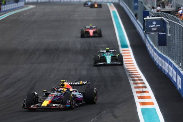 11 Sergio Perez MEX, Oracle Red Bull Racing , F1 Grand Prix of Miami at Miami International Autodrome on May 7, 2023 in Miami, United States of America Photo by HOCH ZWEI Miami United States of America
